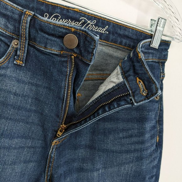 Universal Thread High Rise Skinny Jeans 4 27 R Medium Wash Denim Blue Fair Trade - Picture 5 of 11